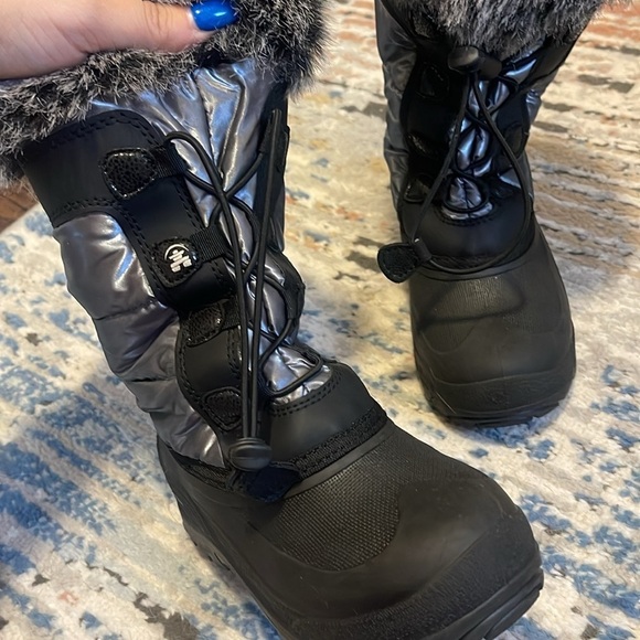 Winter boots with fur black - Picture 6 of 6